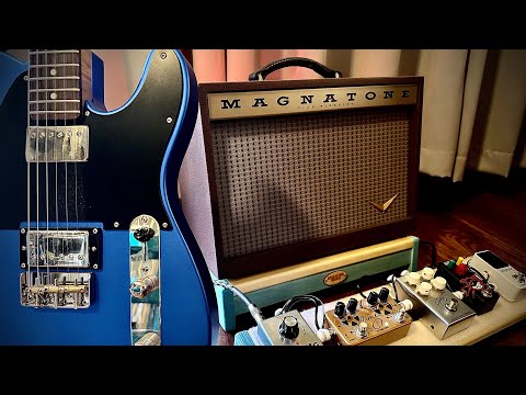 Magnatone Starlite the best bedroom amp?  With special guest pedal the NRG Purrer overdrive.