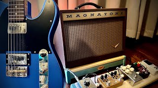 Video thumbnail for Magnatone Starlite the best bedroom amp?  With special guest pedal the NRG Purrer overdrive. by Vinny The Axe