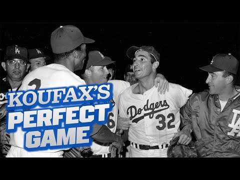 Sandy Koufax's perfect game, 60 years later | (Koufax pitching footage, Vin Scully's call!)