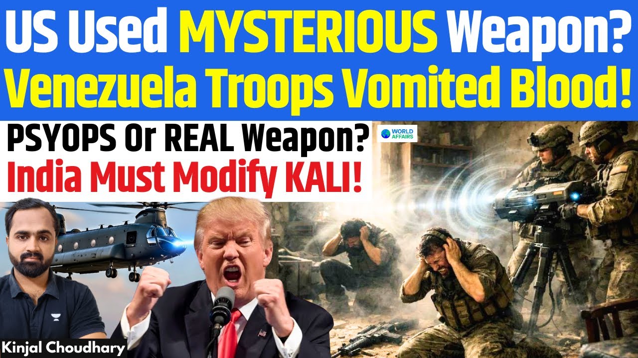 US Used Mysterious Sonic Weapon in Venezuela? Troops Vomited Blood | Psyops or Truth? | Kinjal