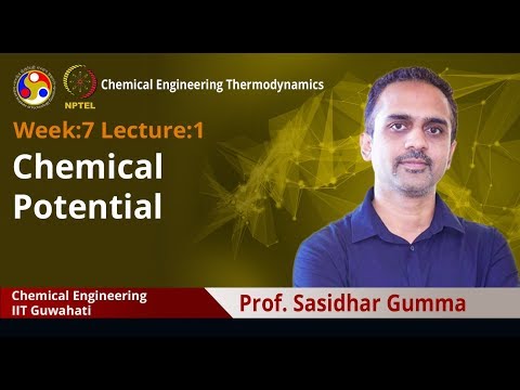 Lec 20: Chemical potential