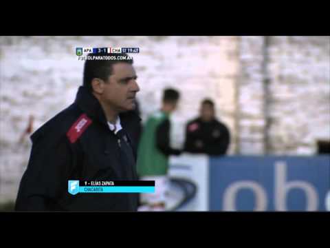 Gol de Zapata. Atl. Paraná 3 - Chacarita 1. Fecha 13. Primera B Nacional 2015. FPT.