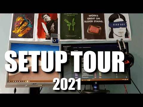 My Gaming PC Setup & Room Tour 2021