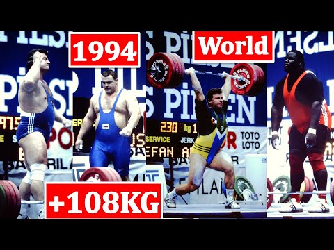 Kurlovich vs. Chemerkin vs. Botev | Men +108KG | 1994 | World Weightlifting Championships (TUR)