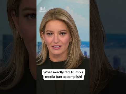 What exactly did Trump's media ban accomplish?