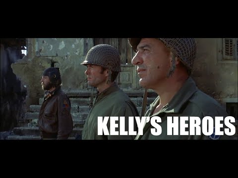 Kelly's Heroes - 1970 - Classic movie scene - Clint Eastwood - The Bank Heist