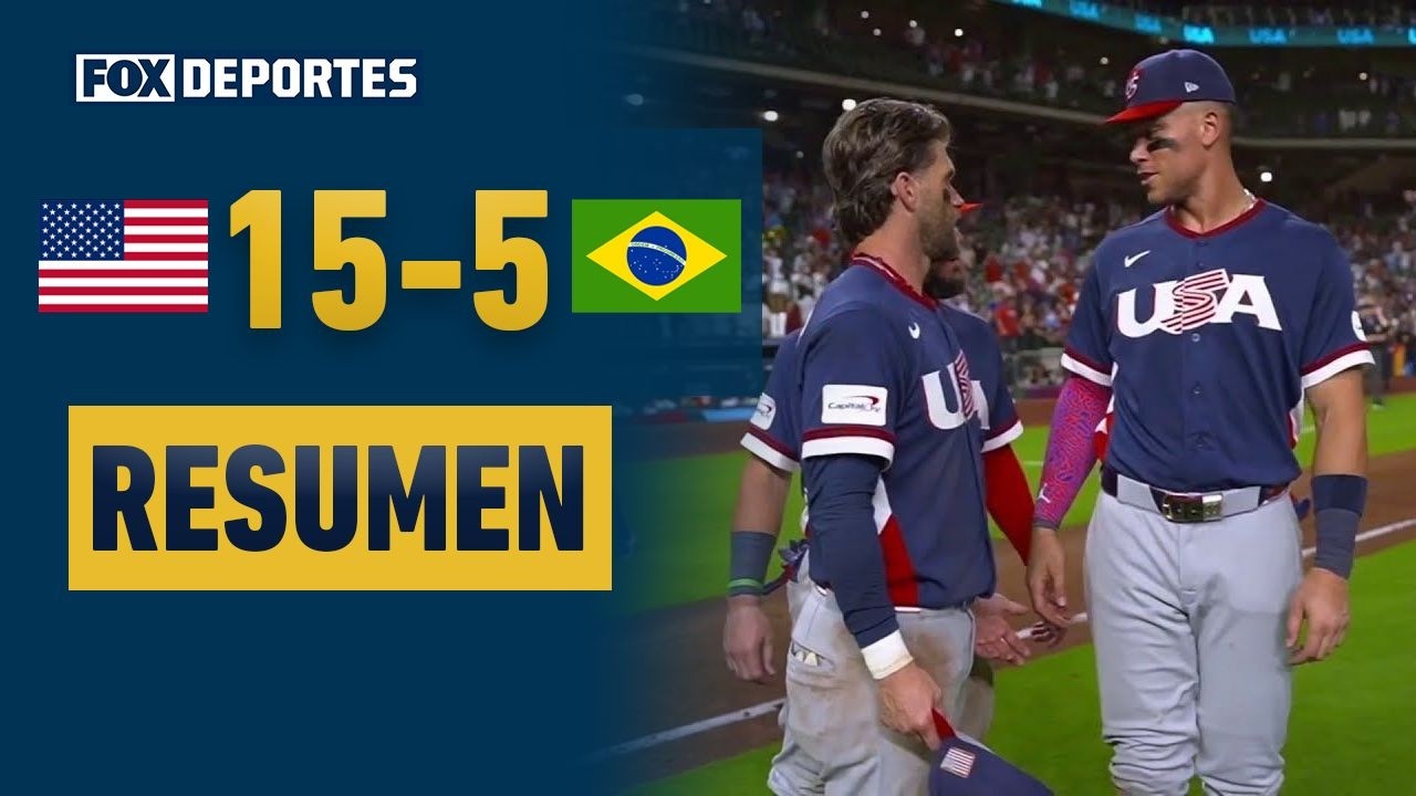 🤯⚾ ¡PALIZA DE USA! | Estados Unidos 15-5 Brasil | World Baseball Classic 2026 | HIGHLIGHTS
