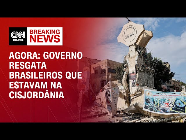 Governo resgatados brasileiros que estavam na Cisjordânia |  CNN NOVO DIA