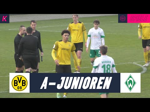 Strafstoß bringt BVB-Nachwuchs gegen Werder auf Kurs | Borussia Dortmund U19 - SV Werder Bremen U19