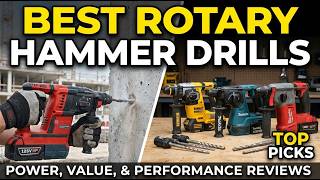 TOP 5 Best Rotary Hammer Drills 2026 | Best rotary hammer drill for electricians