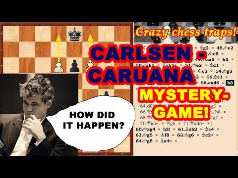 Magnus Carlsen vs Fabiano Caruana ♔ Puzzle ending! ♕ Chess game!