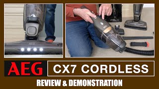 AEG CX7 2 in 1 Cordless Vacuum Cleaner Review & Demonstration