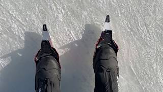 Lames nordiques et bottes de ski de fond