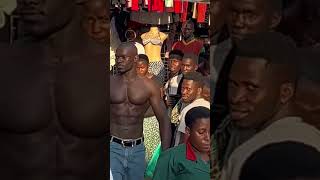 Alpha male walking down African streets 😱 #africangiant #motivation #love #fitness #comedy