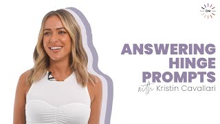 DM SHORT: Answering Hinge Prompts with Kristin Cavallari