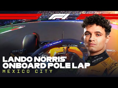 Lando Norris' Pole lap | 2025 Mexico City Grand Prix | Pirelli