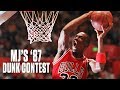 Michael Jordan’s 1987 NBA Slam Dunk Contest | NBA Highlights