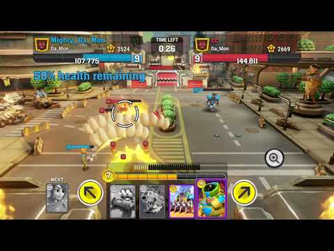 Mighty Battles You won’t Believe how Fast I lost CC vs Mighty Damon’s Elite Deck used