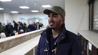 من أجواء اللقاء العاطفي بين المنتسبين وذويهم بعد الإجازة الأولى لطلاب الكلي?