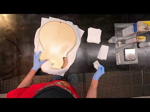 Ken Parker Archtoppery: Applying Finish 1