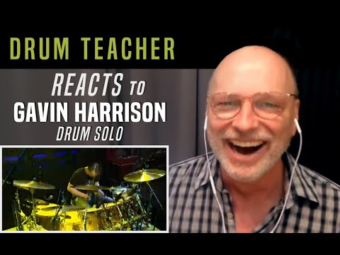 Drum Teacher Reacts to Gavin Harrison - Drum Solo