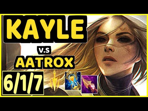 DAWIDSONEK (KAYLE) vs AATROX - 6/1/7 KDA TOP GAMEPLAY - EUW Ranked GRANDMASTER