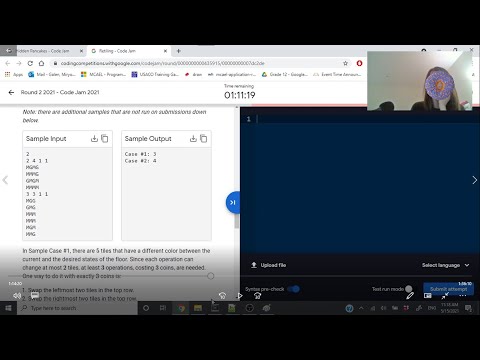 Google Code Jam Round 2 2021 - All Solutions + Screencast of messing up everything