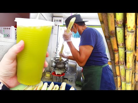 Fresh Sugarcane Juice | Malaysia Street Food