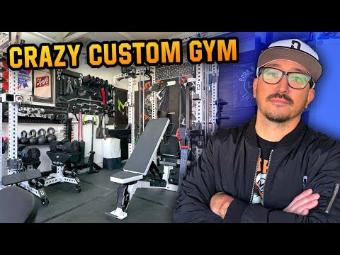 Darko’s Ultimate Custom Garage Gym – Home Gym Tour