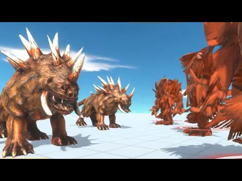 Escape Death Run Hellhound vs Birdman Dinosaur Battle Trex vs Mantis ARBS Simulator Animal Revolt