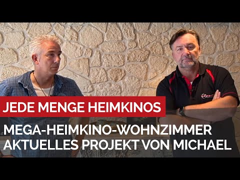 Das MEGAHEIMKINOWOHNZIMMER - unser Partner Michael zeigt uns sein aktuelles Projekt #heimkinobau