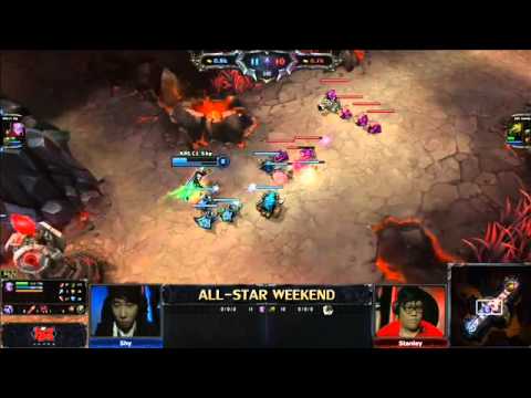 [LoL All-Star 2013] KRLCL Shy vs GPL Stanley - Top Laner 1v1 Skills Challenge