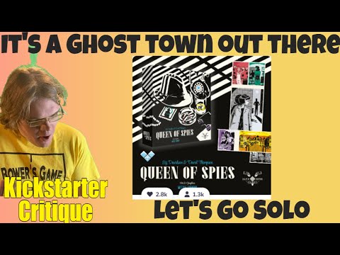 Queen Of Spies - WW1 Solo Game - Kickstarter Critique Review