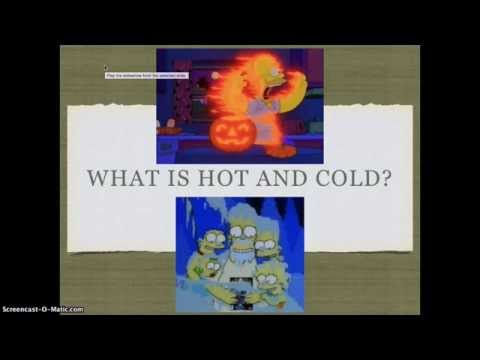 Why do we feel hot or cold?