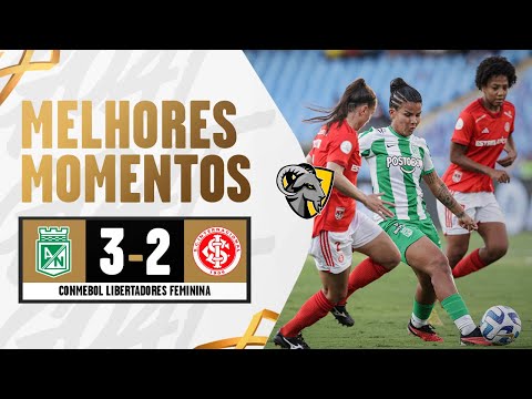 Gols e lances de Atlético Nacional x Internacional