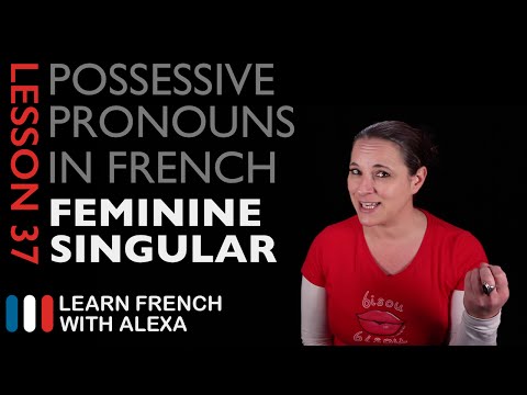French Masculine Singular Possessive Pronouns