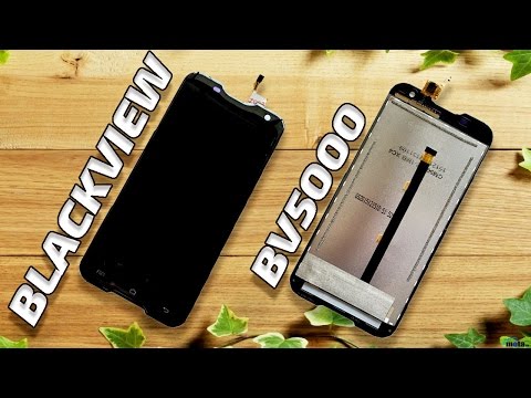 ЖК-дисплей и сенсорный экран или тачскрин (touch screen) для смартфона BlackView BV5000. Aliexpress