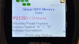 2010 Ford Focus Code P2135