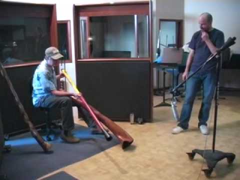 Alphanut In Studio Video - Didgeridoo with Barry Martin