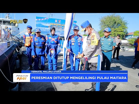 KAPOLDA MALUKU UTARA RESMIKAN KAPAL POLISI MAITARA