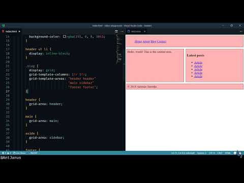 CSS Grids For Responsive Blog-Site Layouts