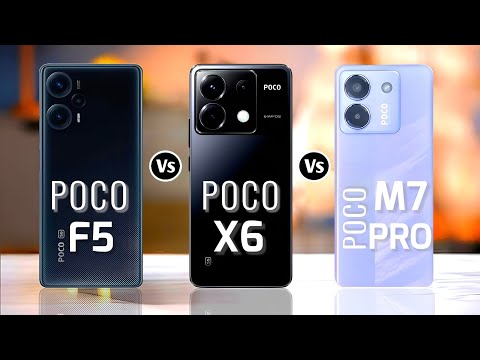 Poco F5 vs Poco X6 vs Poco M7 Pro 5G full comparison review