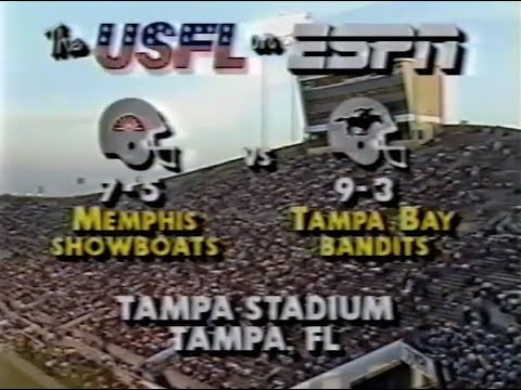 1985 USFL Week 13 - Showboats vs. Bandits