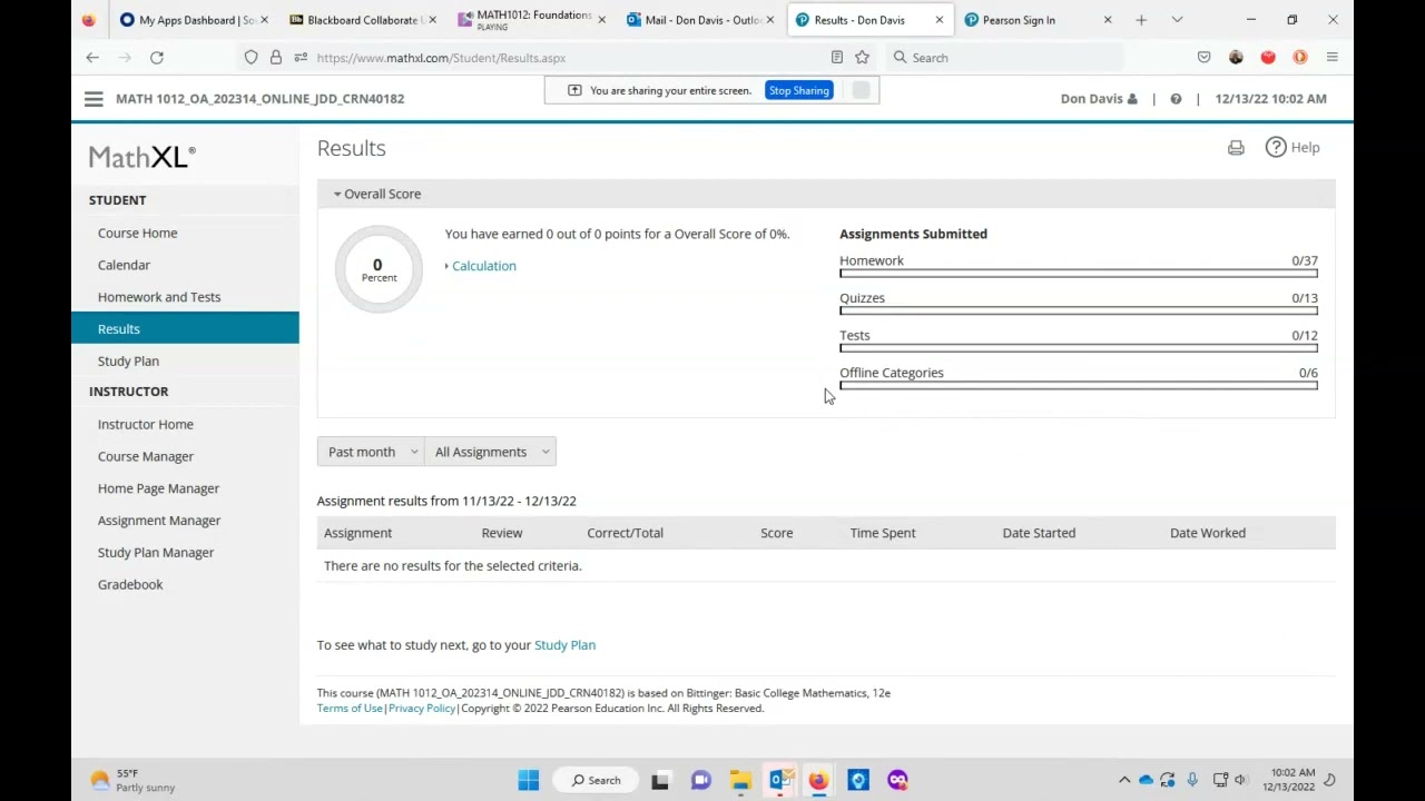 MATHXL GETTING STARTED