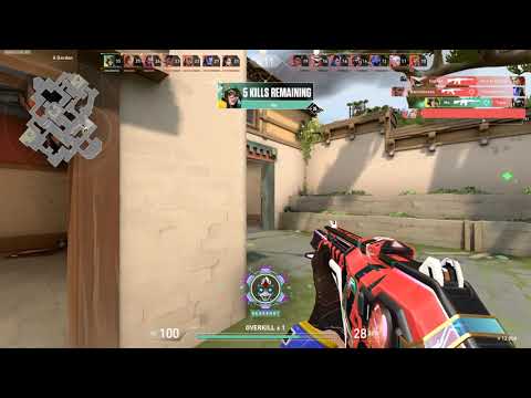 11 Kill Streak On Deathmatch Valorant : RAMPAGE