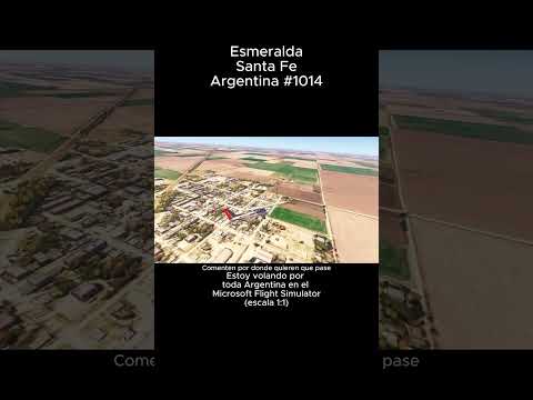 Esmeralda, Santa Fe desde el Microsoft Flight Simulator #esmeralda #santafe #msfs #joaha45