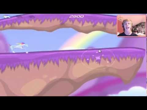 Krysis plays Robot Unicorn Attack EVOLUTION!