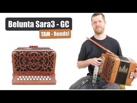 New Beltuna Sara3 in G/C - Snow on the Tracks (R. Darling) - Accordion Doctor