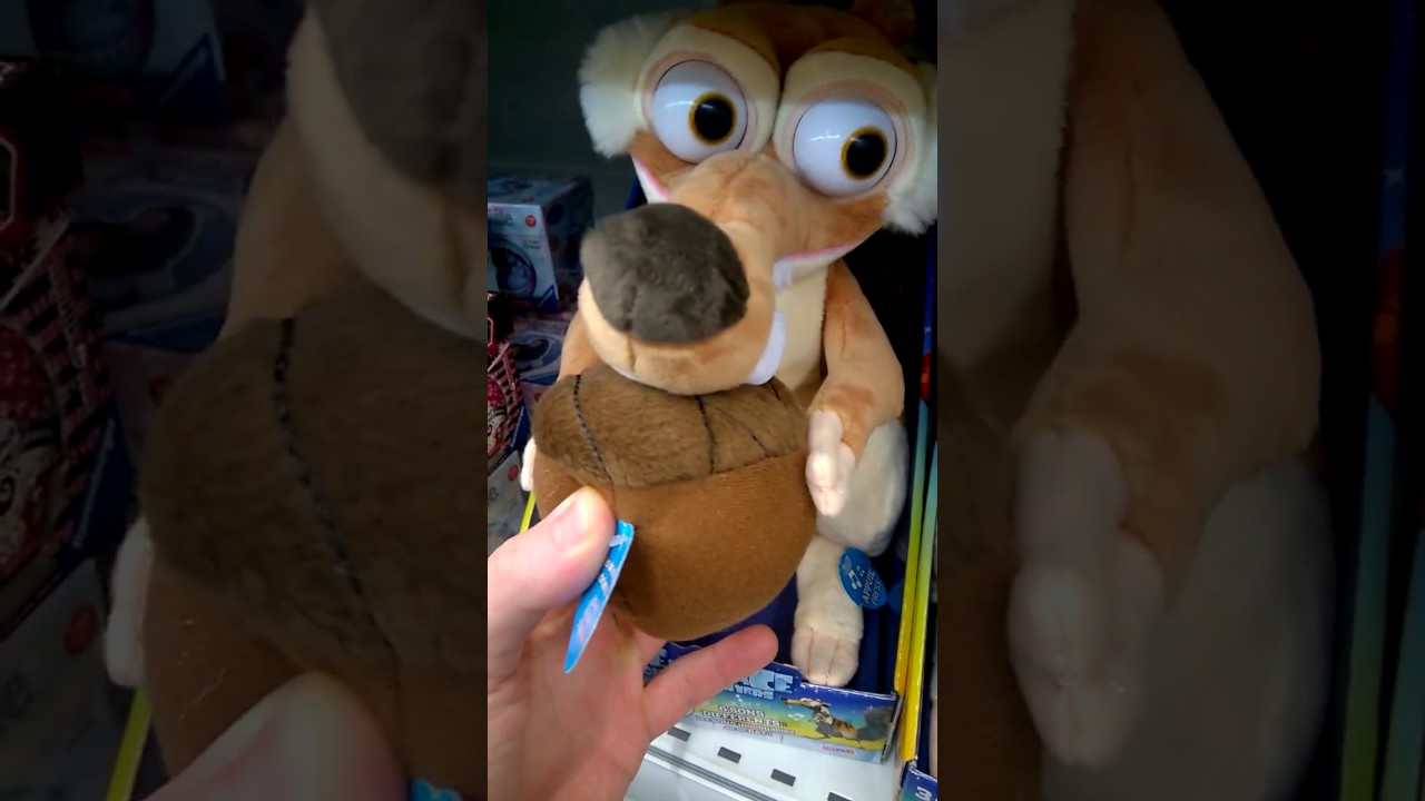 Peluche Scrat animée L'Âge de Glace