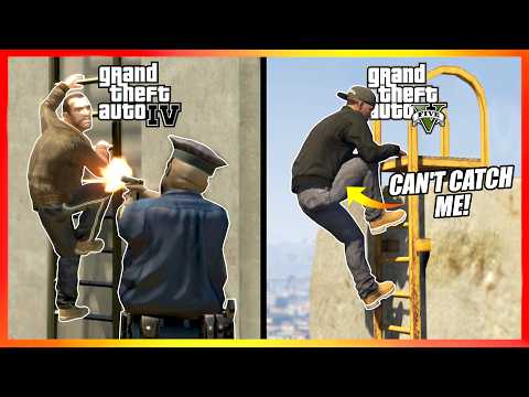 I Tested LADDERS in GTA 5 & GTA 4 | They're Broken 😪